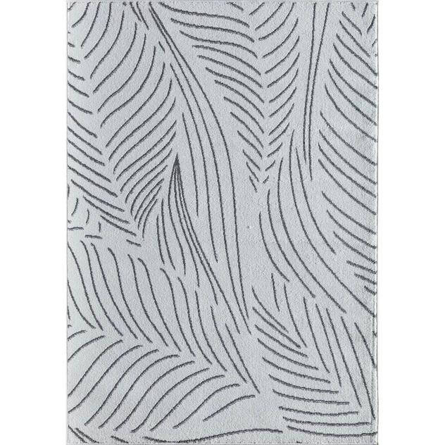 Mason Brooks Azalea Geometric Leaves Contemporary Area Rug