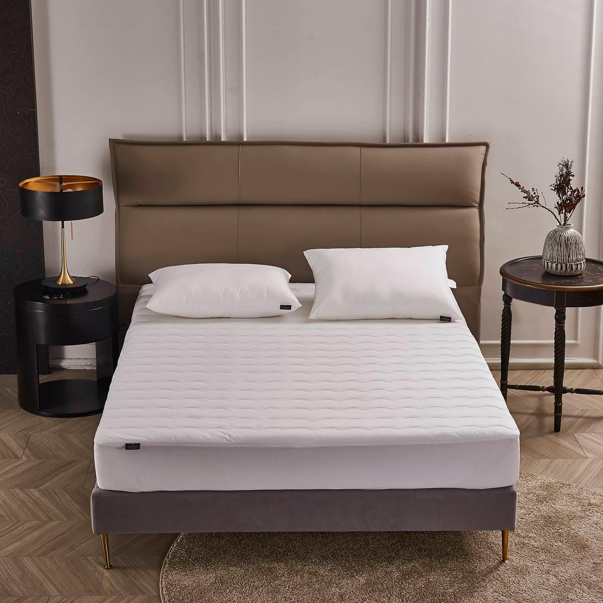 Farm To Home Organic Cotton Classic Wavy Mattress Pad