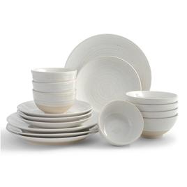 Sango Eliza Siterra Rustic White 16pc. Dinnerware Set