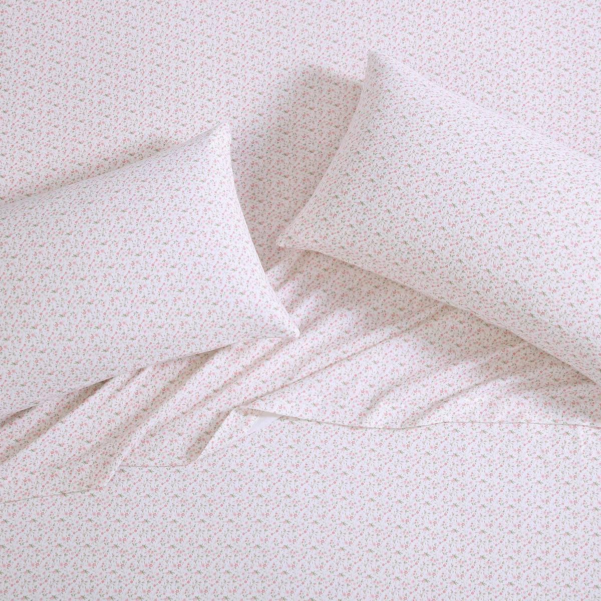 Laura Ashley Evie Cotton Flannel Sheet Set