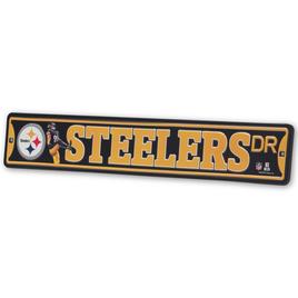Open Road Steelers Team Drive Street Sign