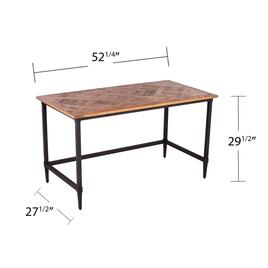 Southern Enterprises Lawrenny Reclaimed Wood Desk