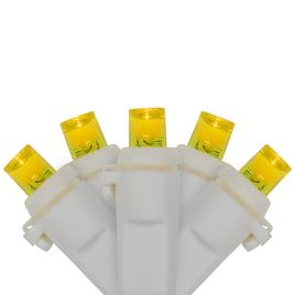 Northlight Seasonal 100ct. LED White Wire Yellow Christmas Lights