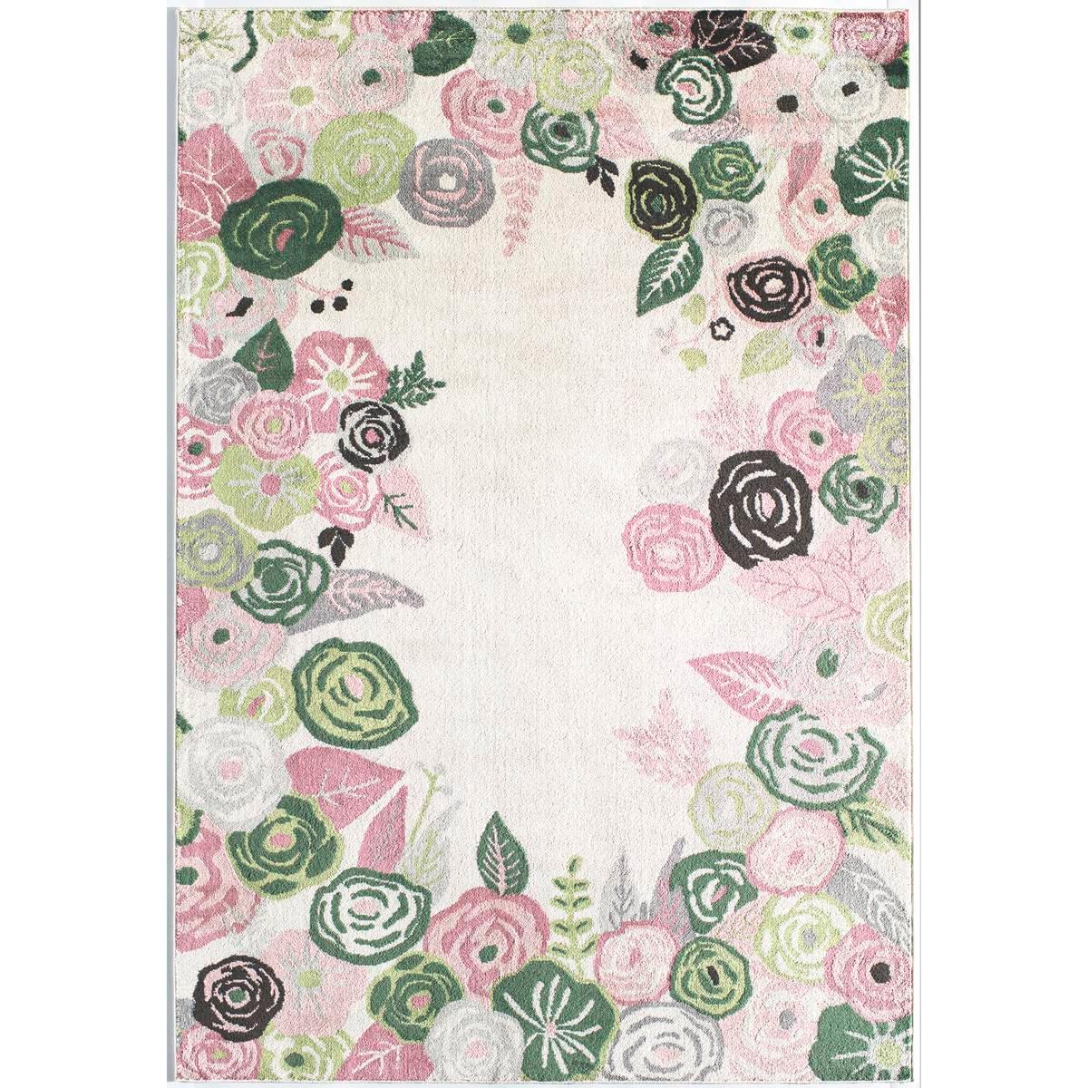 Rugs America(tm) Valentina Royal Blossom Pink Transitional Area Rug