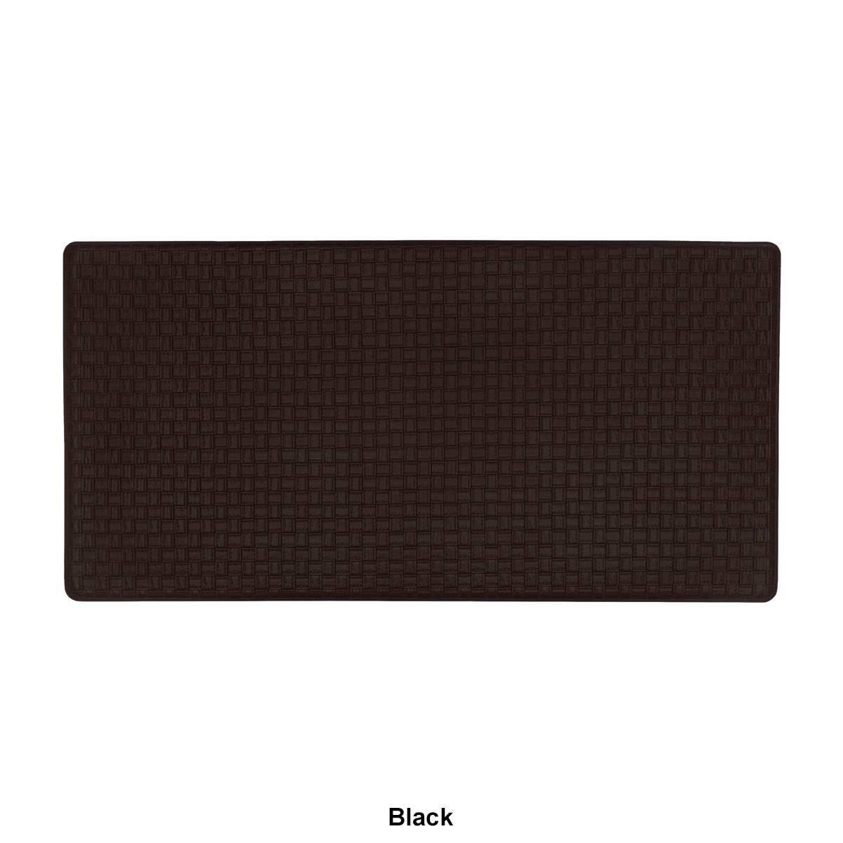 Achim Woven-Embossed Faux-Leather Anti-Fatigue Mat