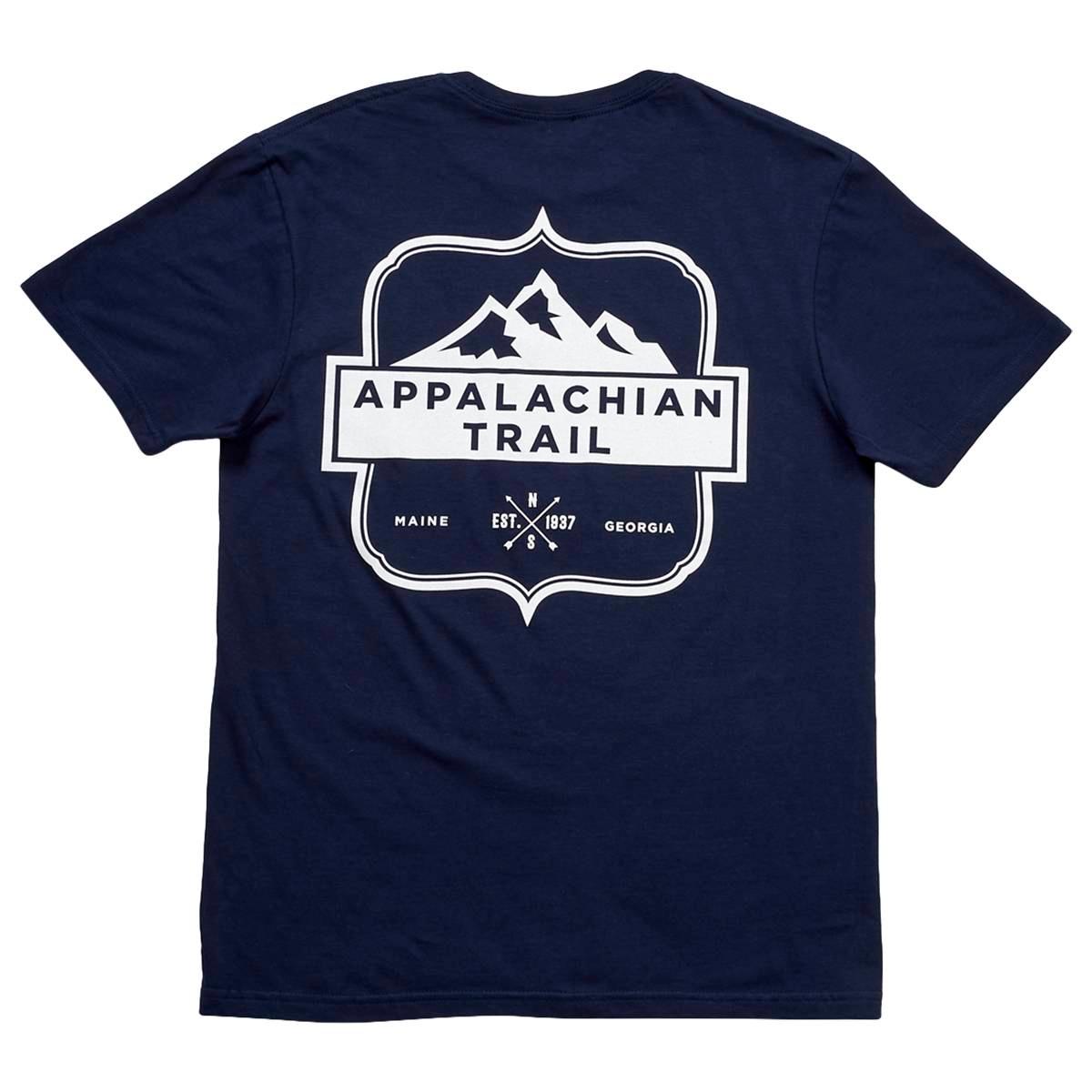 Mens Appalachian Trail Short Sleeve Graphic T-Shirt