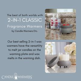 Candle Warmers Etc. Slate 2-in-1 Wax Warmer