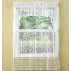Priscilla Bridal Lace Valance - 60x12