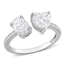 Gemstone Classics(tm) Sterling Silver Moissanite Ring