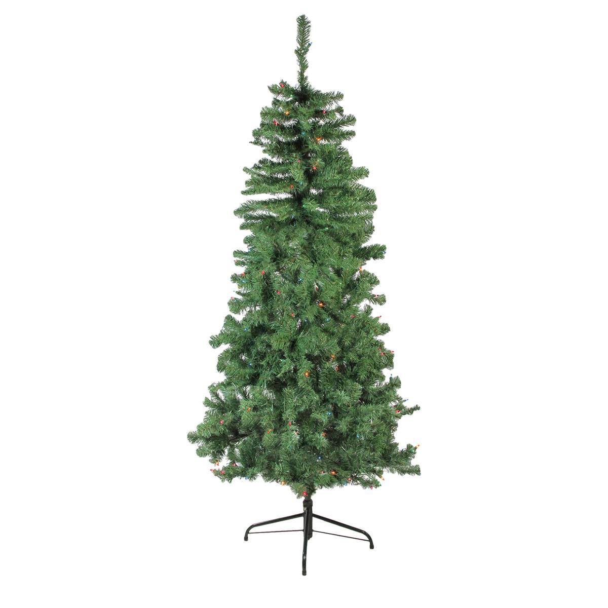 Northlight 6ft. Pre-Lit Alberta Pine Slim Artificial Christmas T