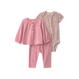 Baby Girl (NB-12M) Carter''s(R) 3pc. Floral Onesie/Pants Set