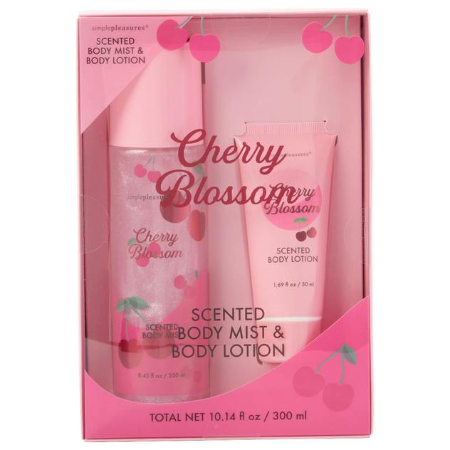 Simple Pleasures® Cherry Blossom Body Mist & Body Lotion Duo