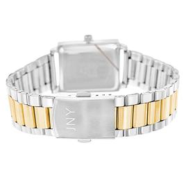 Womens Jones New York Two-Tone Rectangle Watch - 15185S-42-X34