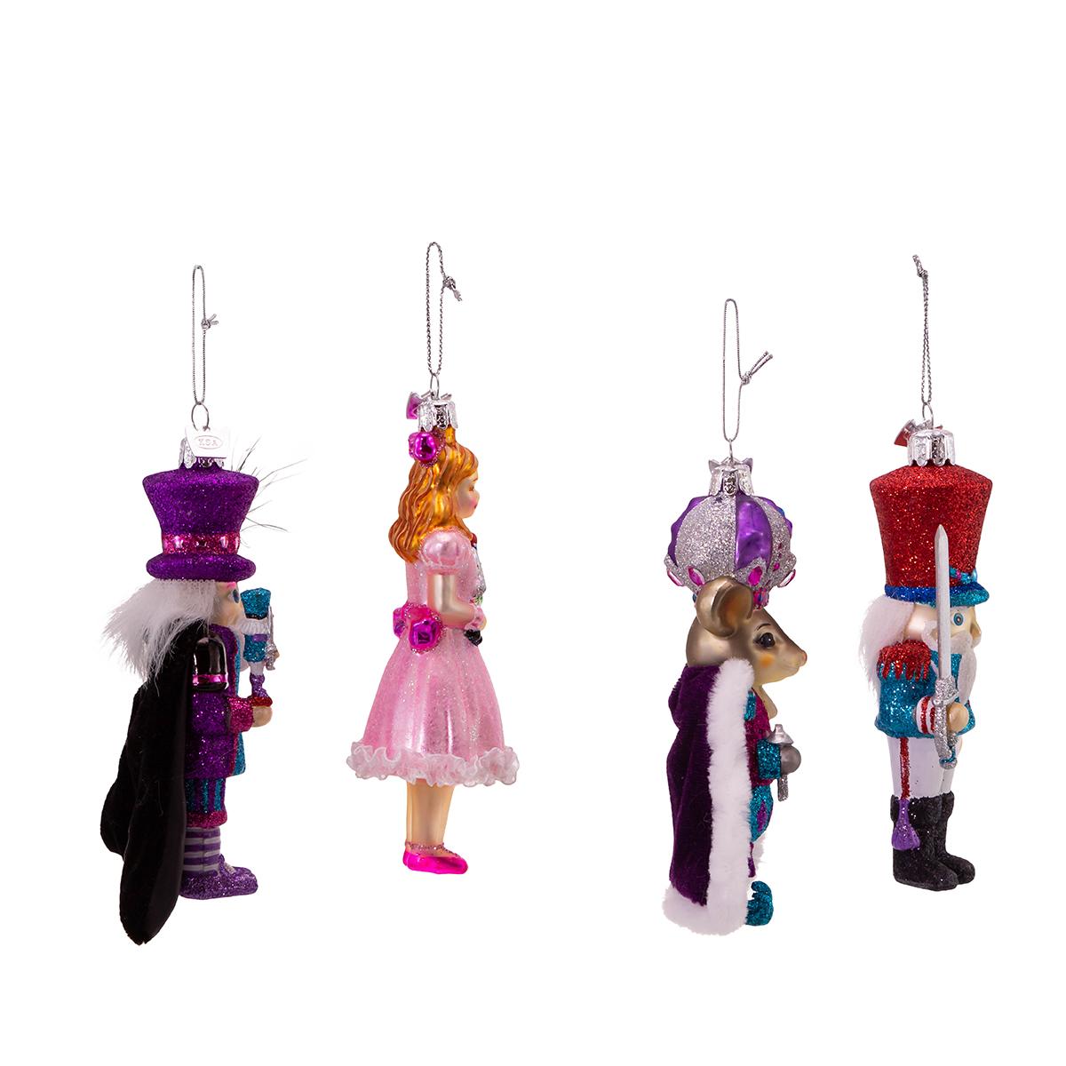 Kurt S. Adler 4pc. Noble Gems™ Glass Nutcracker Ornament Set