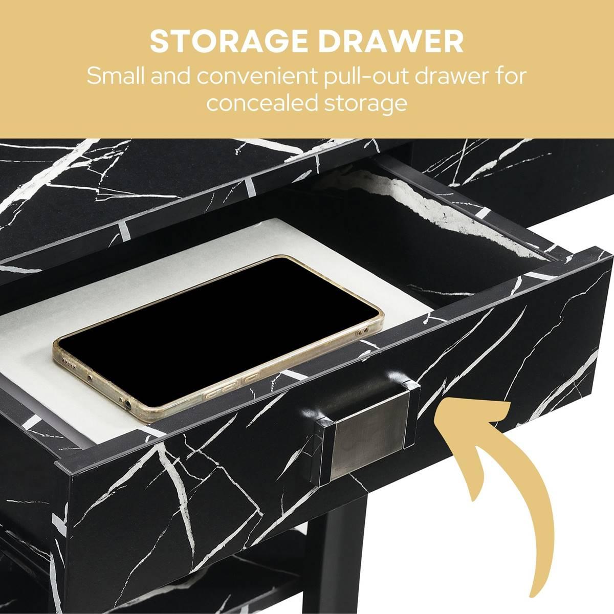 Convenience Concepts Newport 1 Drawer Harri Console Table