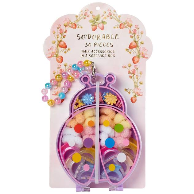 Baby Girl so'dorable® 30pc. Hair Accessories in Ladybug Case