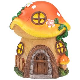Northlight Seasonal 6.25in. Mushroom House Outdoor Garden Statue