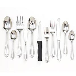 Pfaltzgraff® 53pc. American Bead Silverware Set