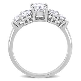 Gemstone Classics™ 10kt. White Gold 2ctw. Moissanite Ring