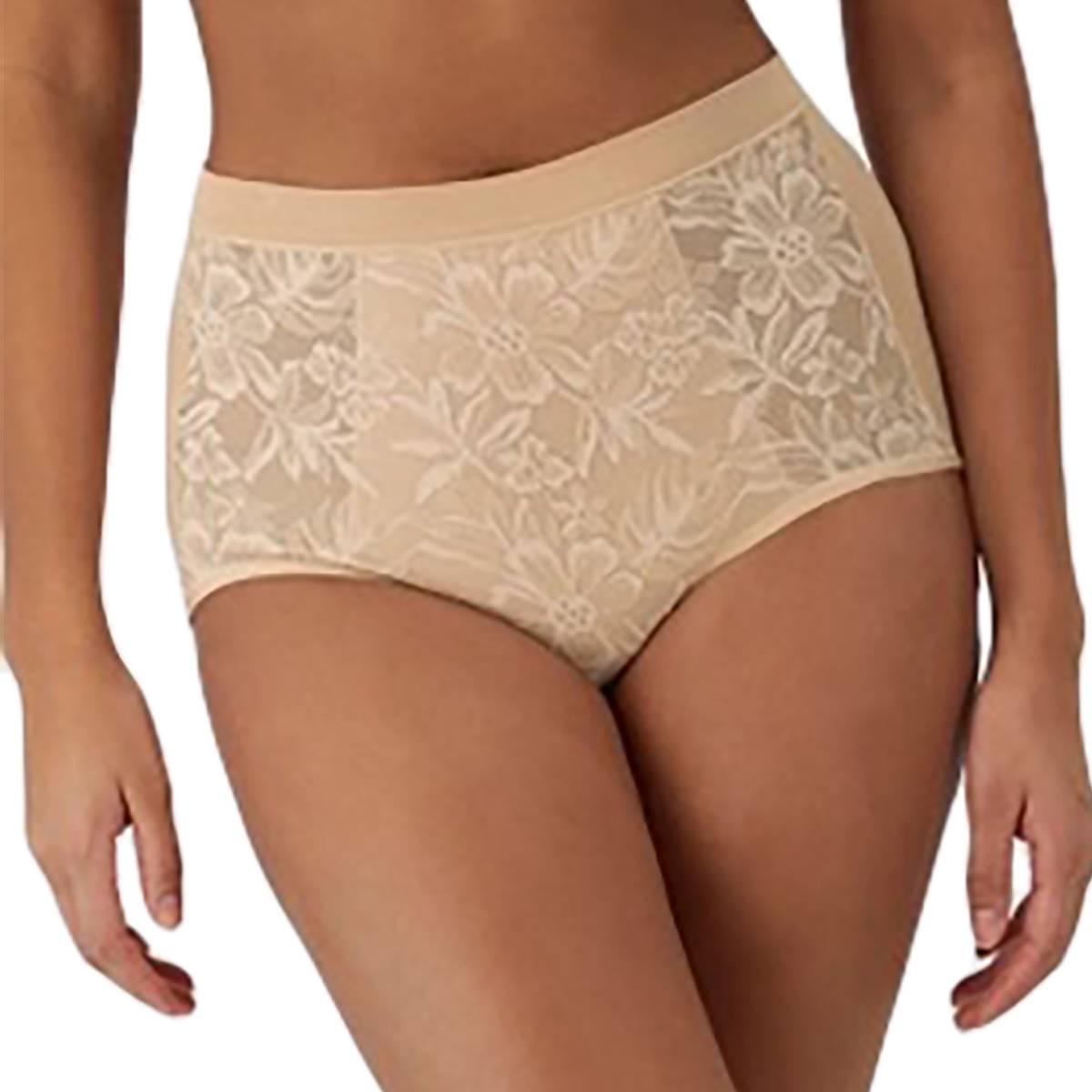 Womens Bali Breathe Lace Brief Panties DFCLBF