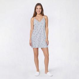 Womens Jessica Simpson Lace Trim Heart Stitch Deep V Neck Chemise