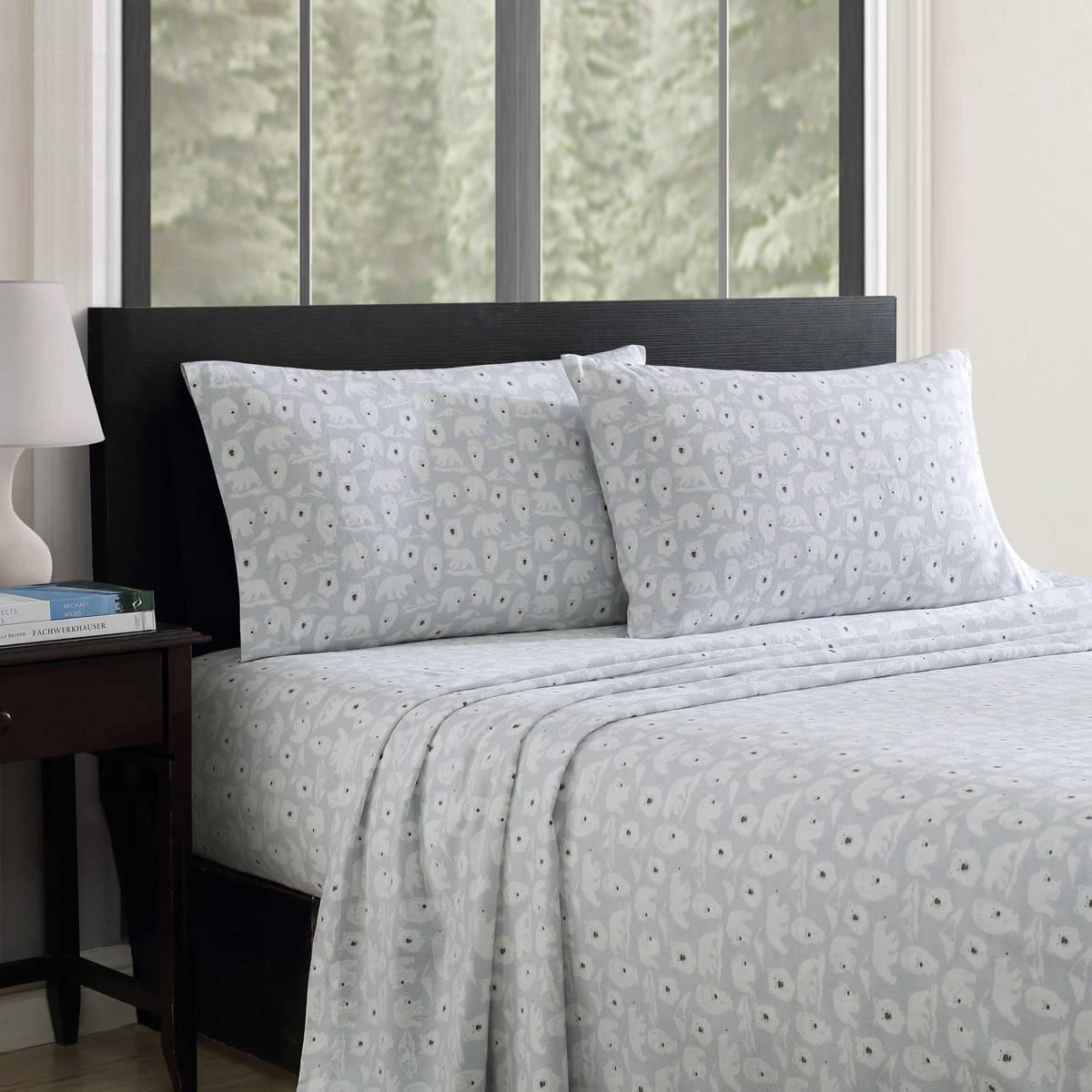 Eddie Bauer Explorer Bears Cotton Flannel Sheet Set
