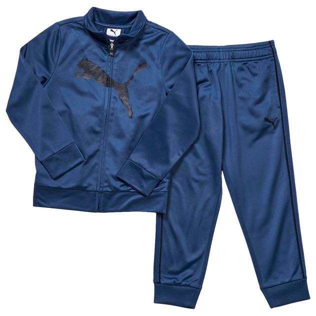 Boys (4-7) Puma® 2pc. Tricot Track Jacket & Jogger Set - Indigo