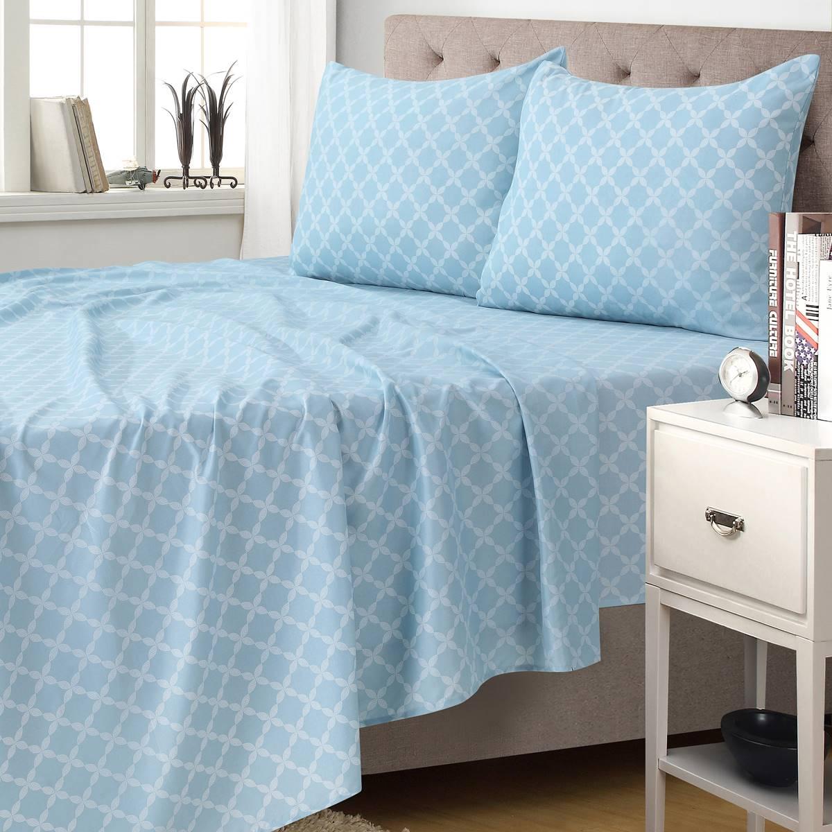 Harper Loft Aarya Microfiber 4pc. Sheet Set