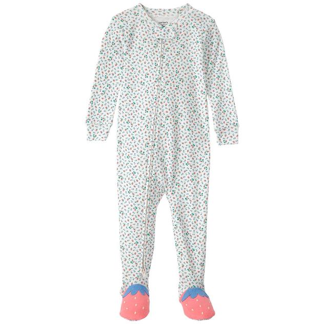 Baby Girl (12-24M) Carter's® Strawberry Footie Pajamas