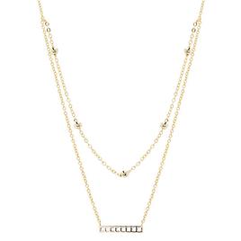 Fine Gold Plated & Cubic Zirconia Necklace