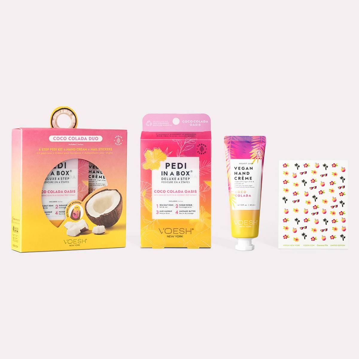 Voesh Coco Colada Oasis Pedicure Collection