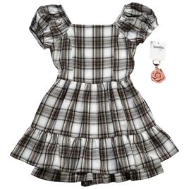 Girls (7-16) Speechless(R) Short Sleeve Plaid Jumper w/ Keychain
