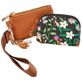 Womens DS Fashion Dual Pouch Wristlet