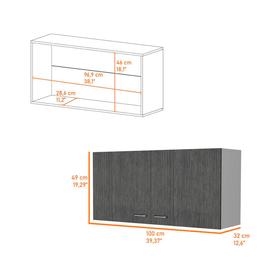 FM FURNITURE Oklahoma Wall Cabinet