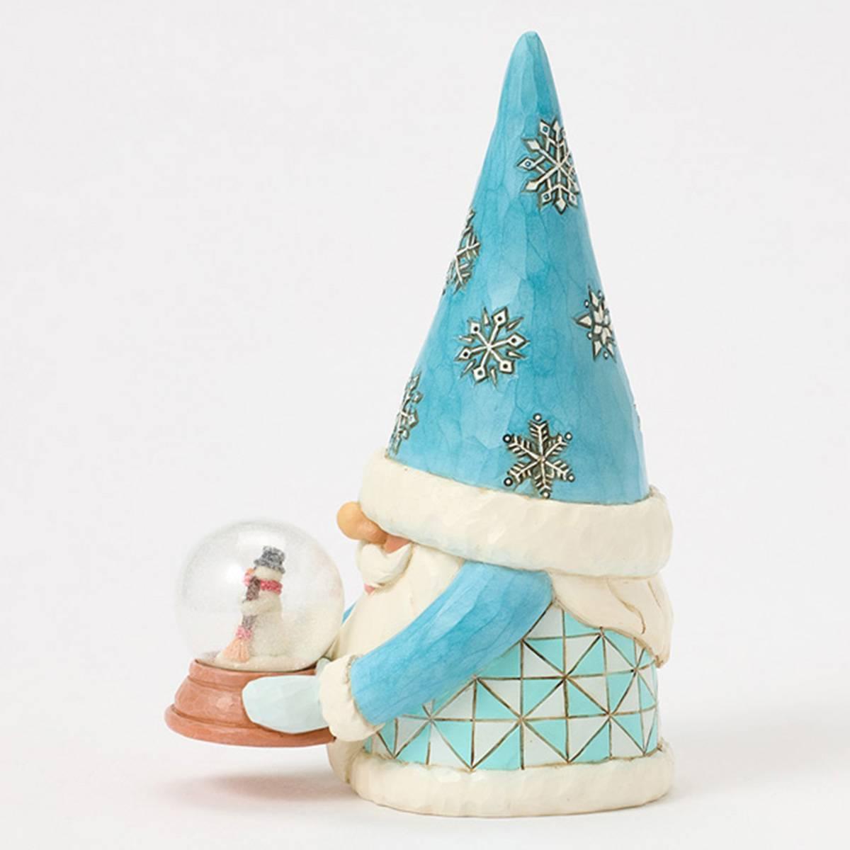 Jim Shore Gnome with Mini Globe Christmas Figurine