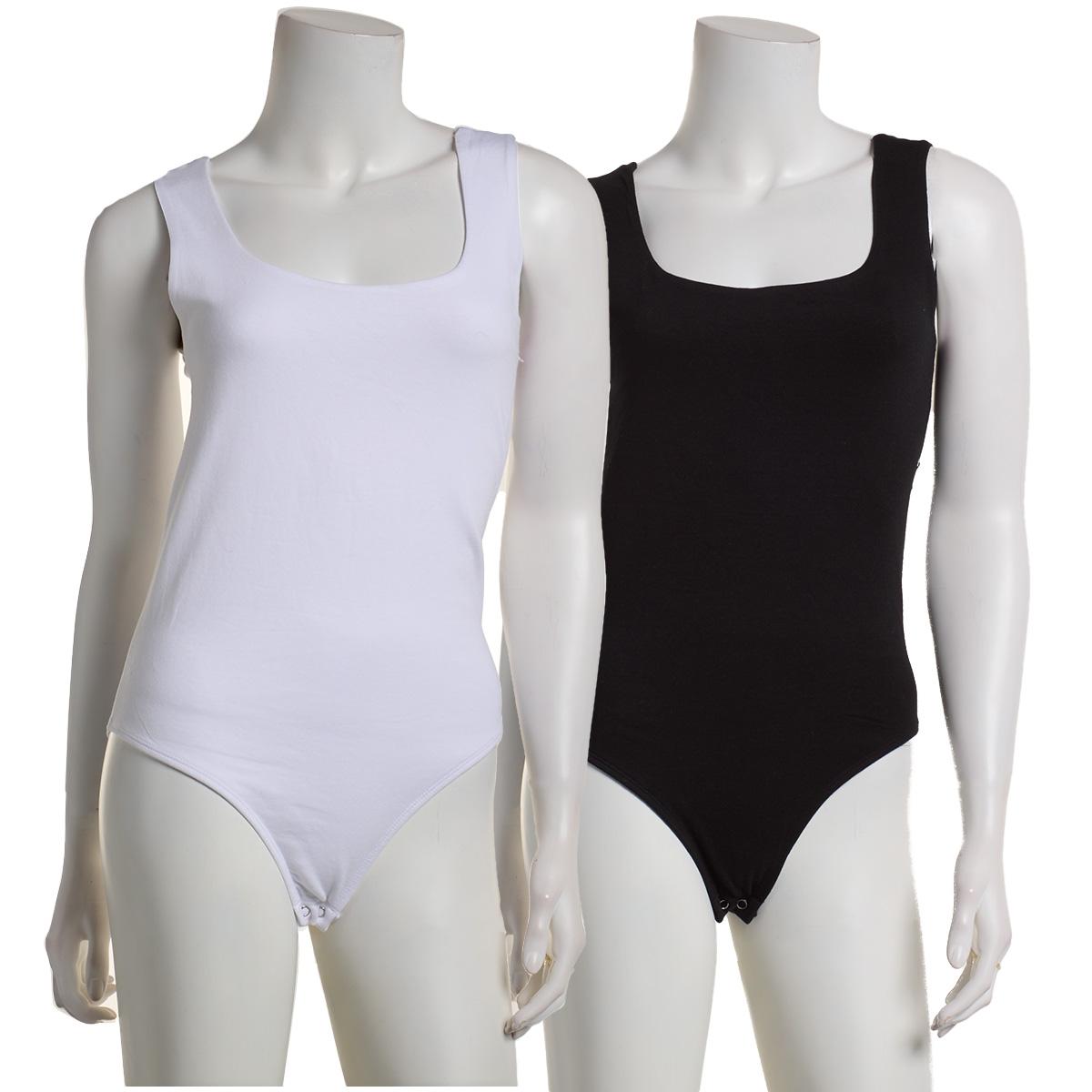 Juniors One Step Up 2pk. Square Neck Bodysuit