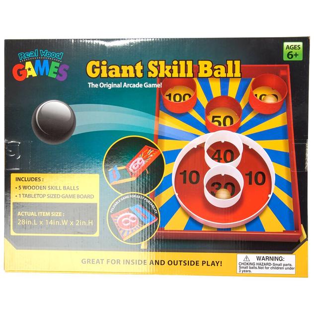 Real Wood Games Giant Tabletop Skill Ball