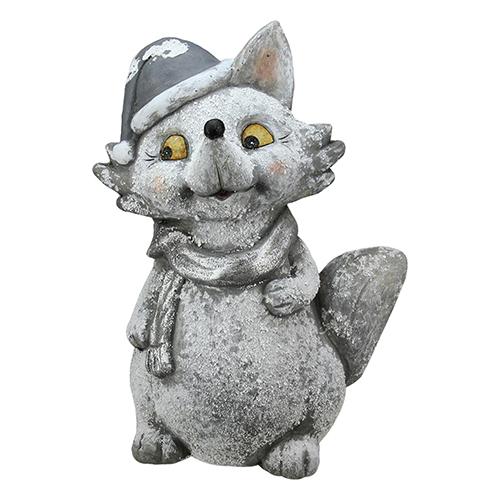Northlight Weathered Whimsical Silver Fox Christmas Decor