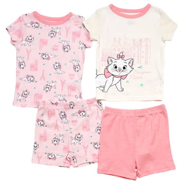Toddler Girl Disney 4pc. Bonjour Marie Pajama Set
