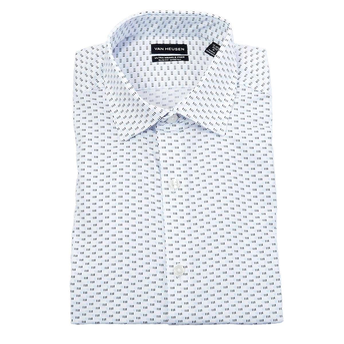 Mens Van Heusen® Slim Fit Ultra Wrinkle Free Dress Shirt - Water