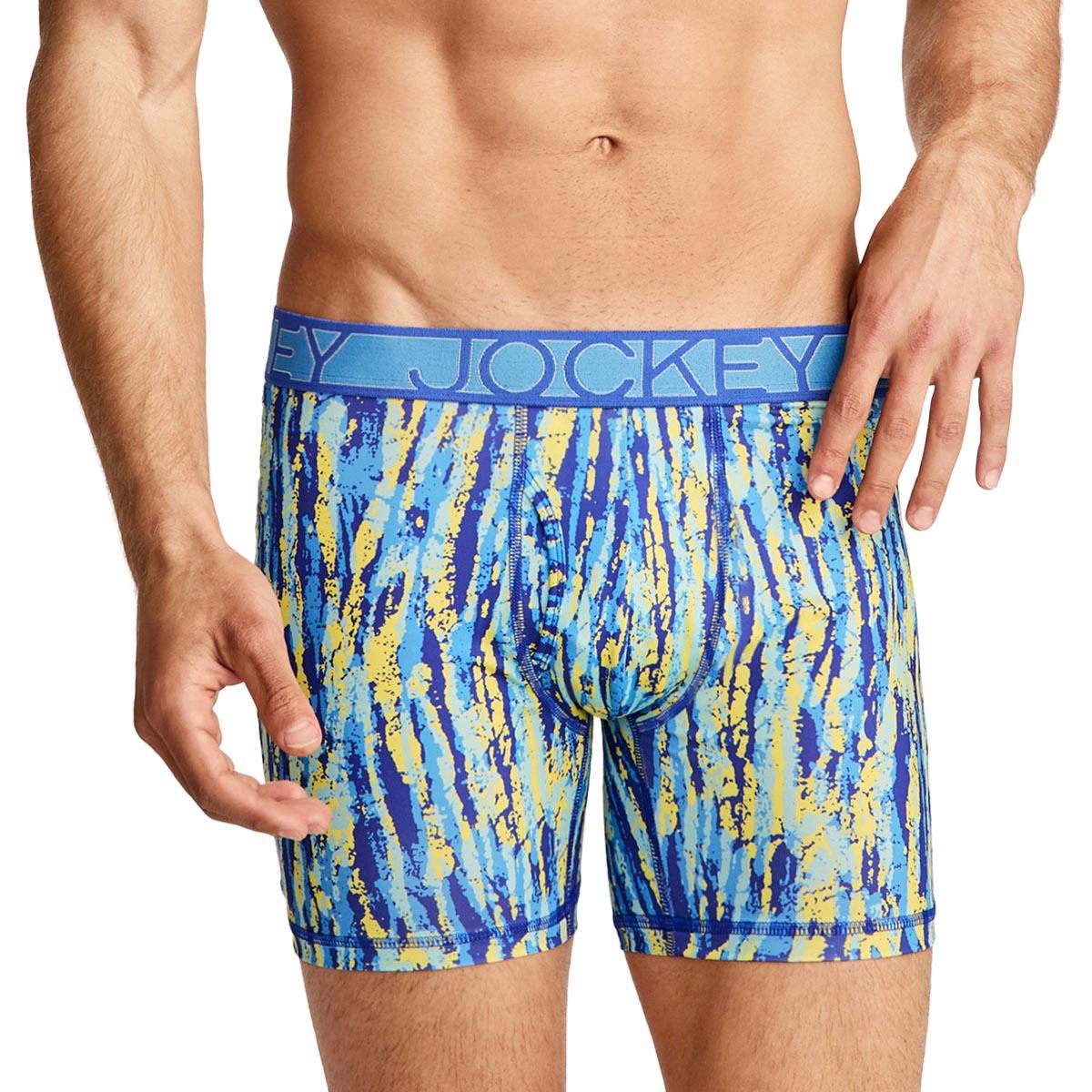 Mens Jockey(R) 3pk .Active Micro Boxer Briefs - Blue