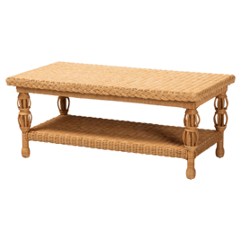 bali & pari Dolby Natural Rattan Coffee Table