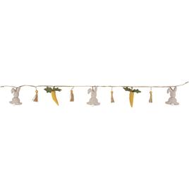 Northlight Seasonal Plush Rabbit & Carrot Twine Easter Garland