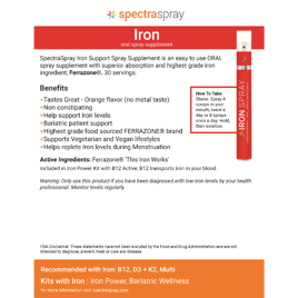 Spectraspray® Iron Mineral Oral Spray
