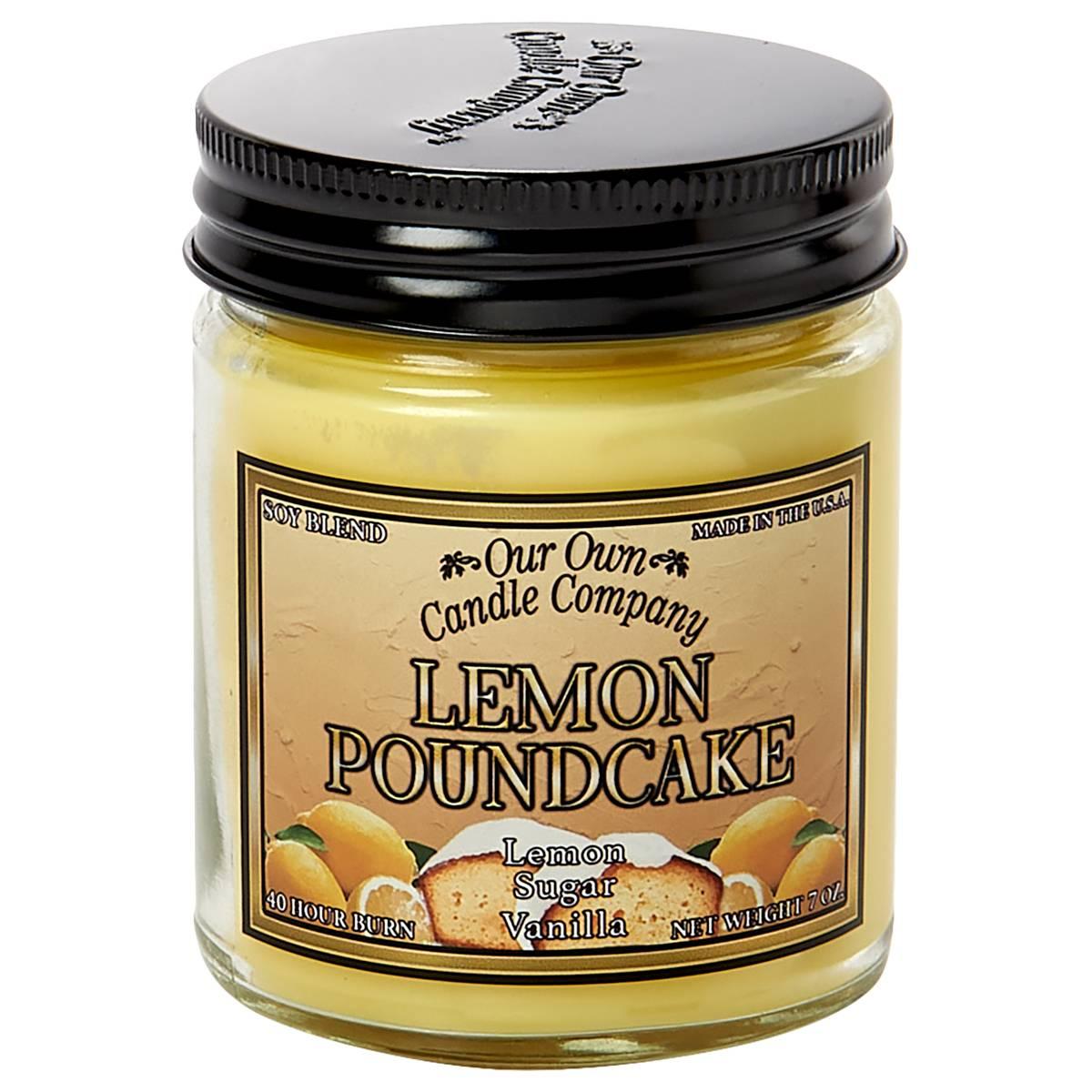 Our Own Candle Company 7oz. Lemon Pound Cake Jar Candle