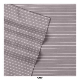 Sweet Home Collection 6pc. Pinstripe Brushed Microfiber Sheet Set