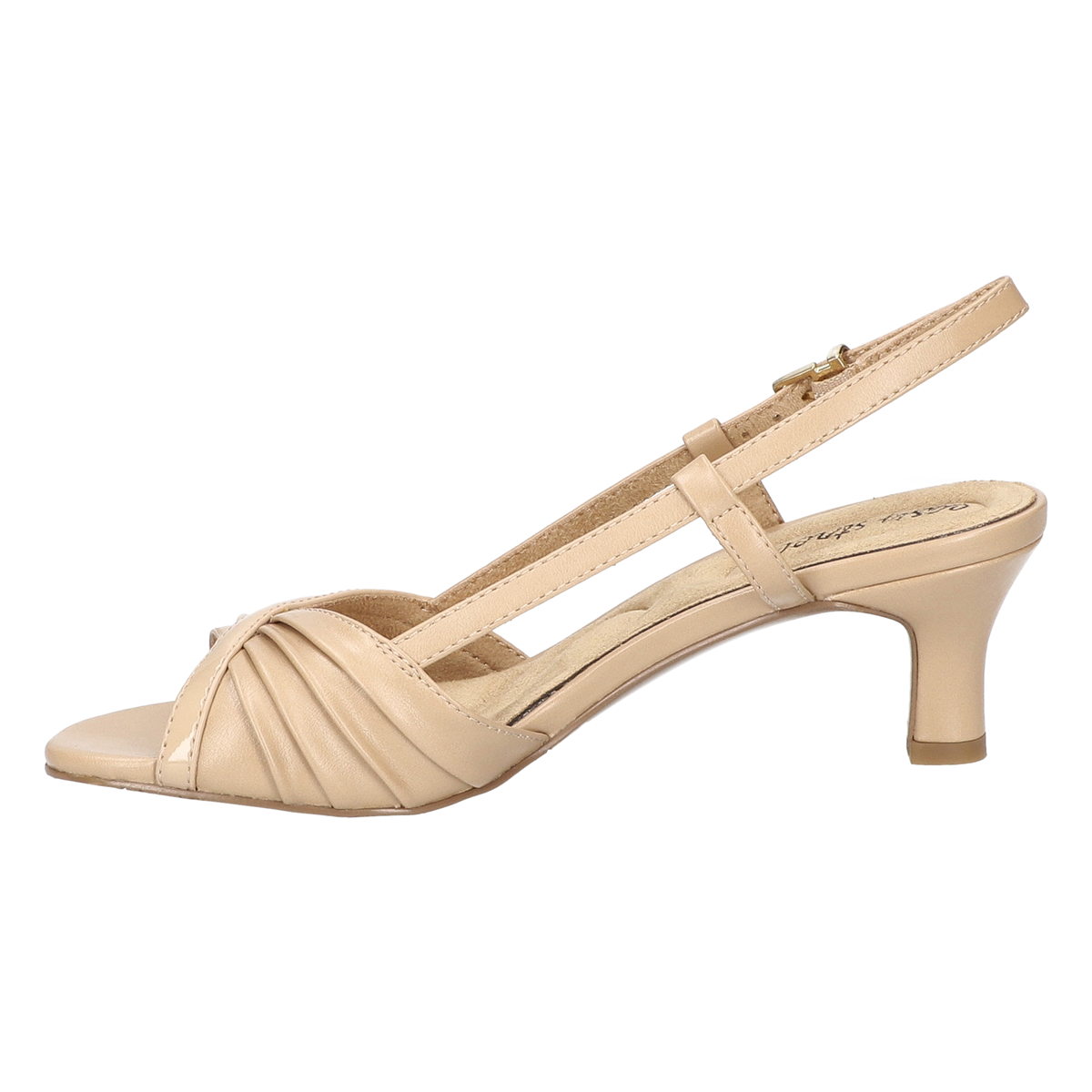 Womens Easy Street Delite Kitten Heel Dress Sandals