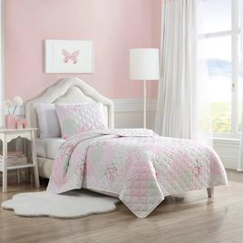 Laura Ashley Ellyn Microfiber Quilt Set