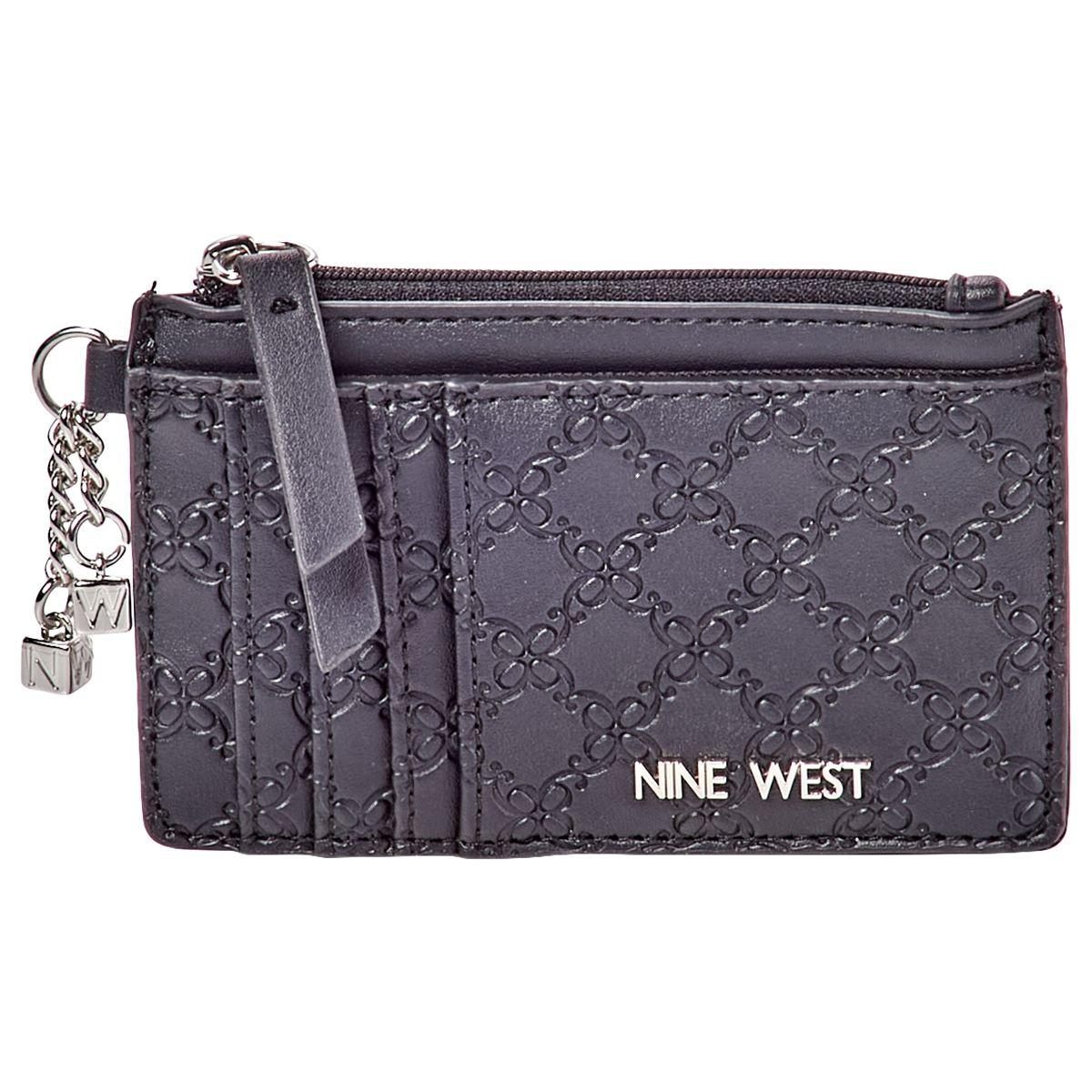 Womens Nine West Ryselle Embossed Card Case