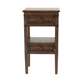 9th & Pike® Brown Pine Traditional Accent Table